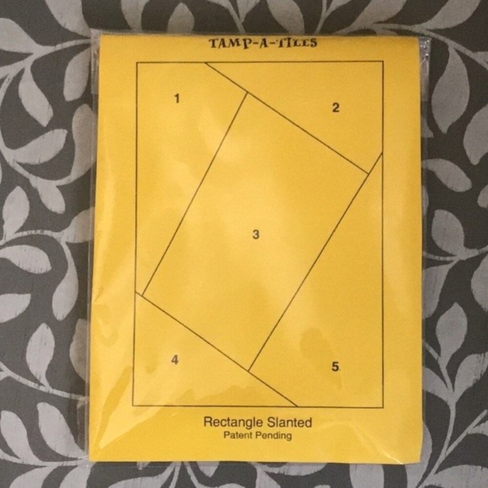 Tamp-A-Tiles Rectangle Slanted Template